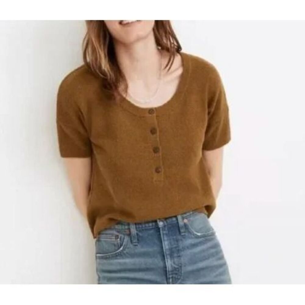 Madewell Brown Crew Neck Sweater